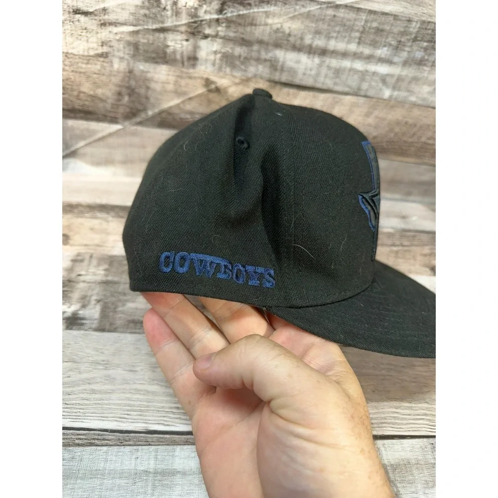 NFL New Era Dallas Cowboys Dallas‎ State Hat Size 7 3/4 Fitted Black